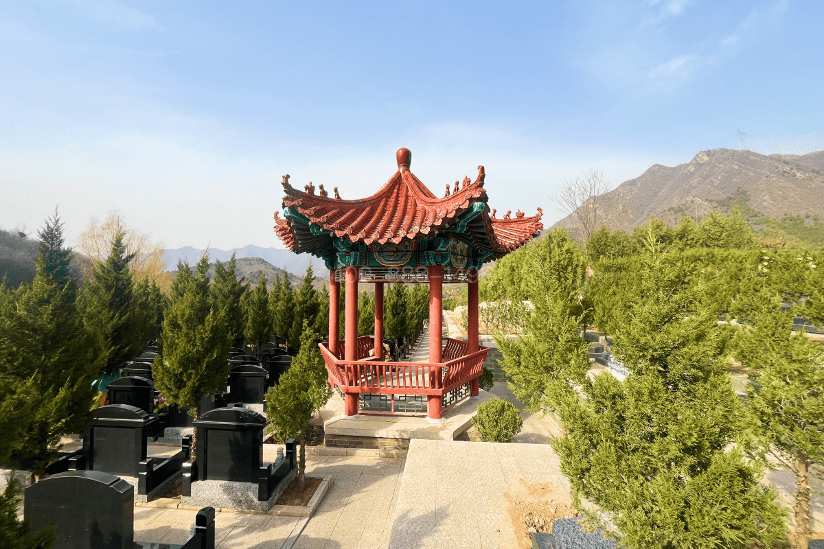 景仰园公墓官网墓区休息亭